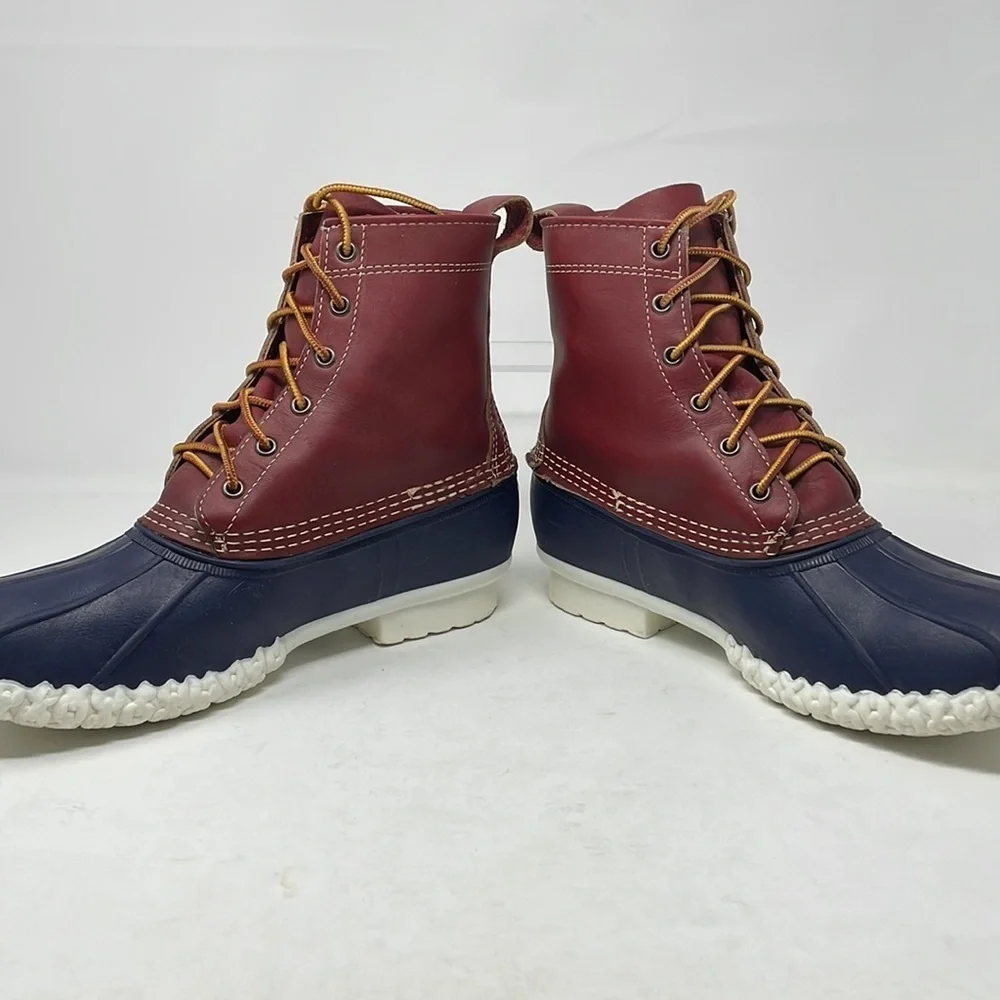 MADE IN USA 🇺🇸 Men's Small Batch L.L.Bean 8” Duck Boots SZ9 (Women’s 10.5)